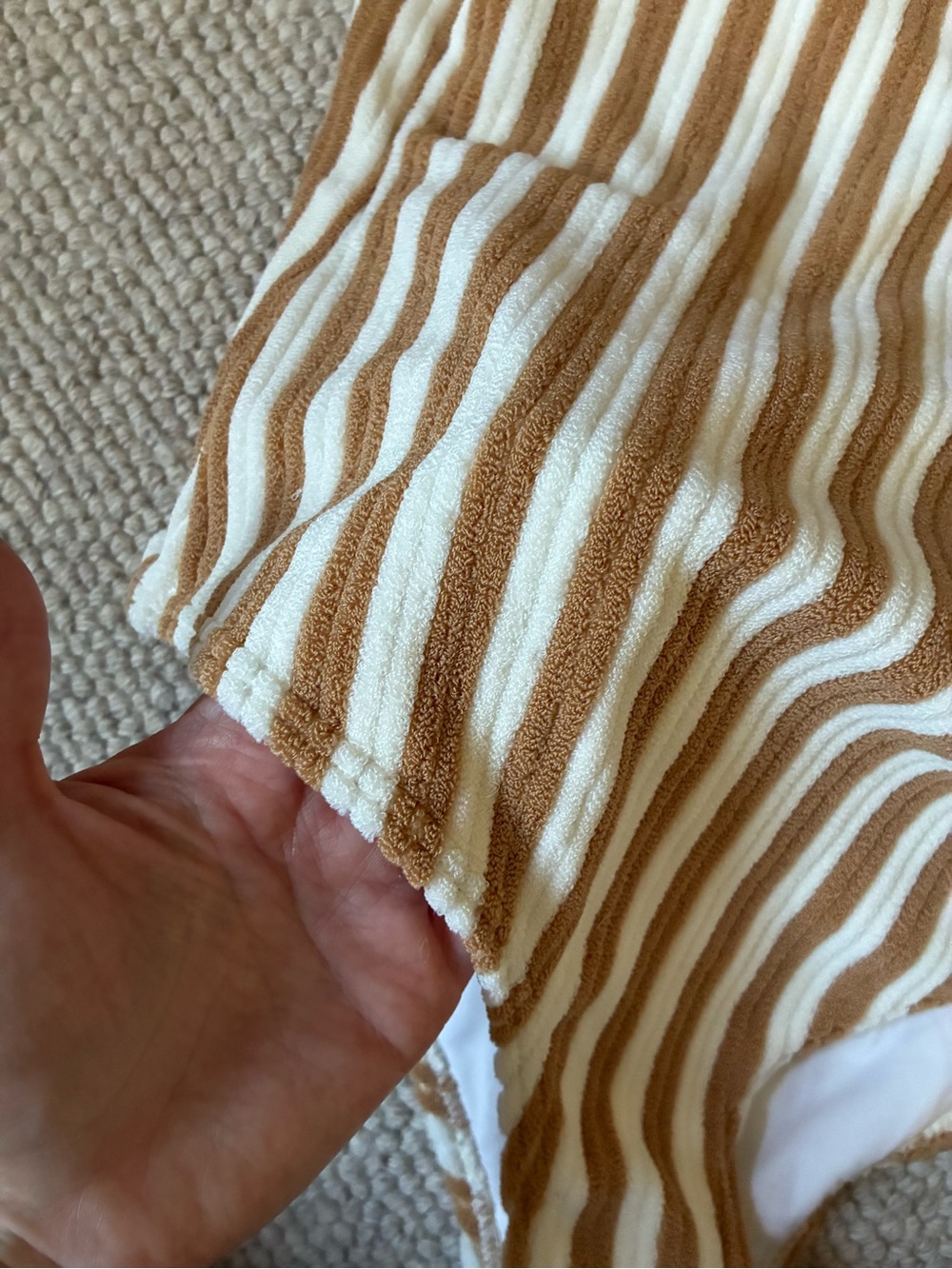 NWOT Rylee and Cru One Piece Swimsuit Stripe Small - Picture 3 of 5